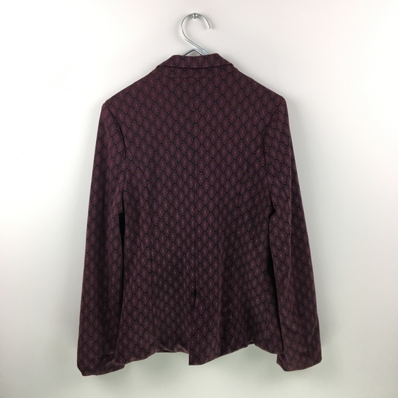 Cotton On Blazer Purple Black & Blue Size Small - Picture 6 of 7